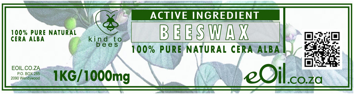 BEESWAX 100 % NATURAL ACTIVE INGREDIENT (Cera alba) 100 ml - eOil.co.za