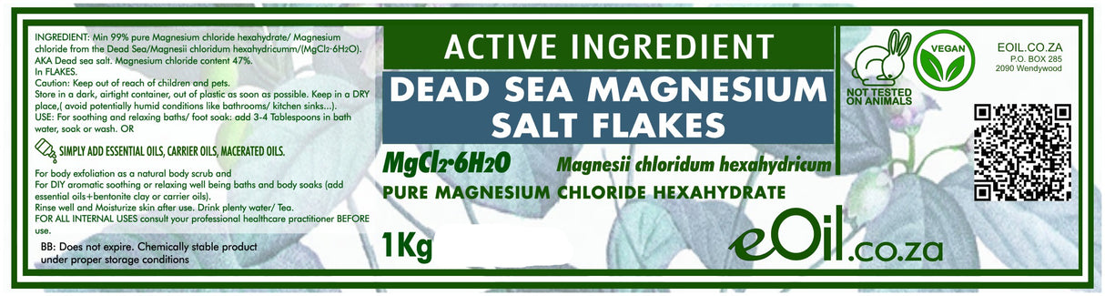 Sea Salts Magnesium Chloride - eOil.co.za