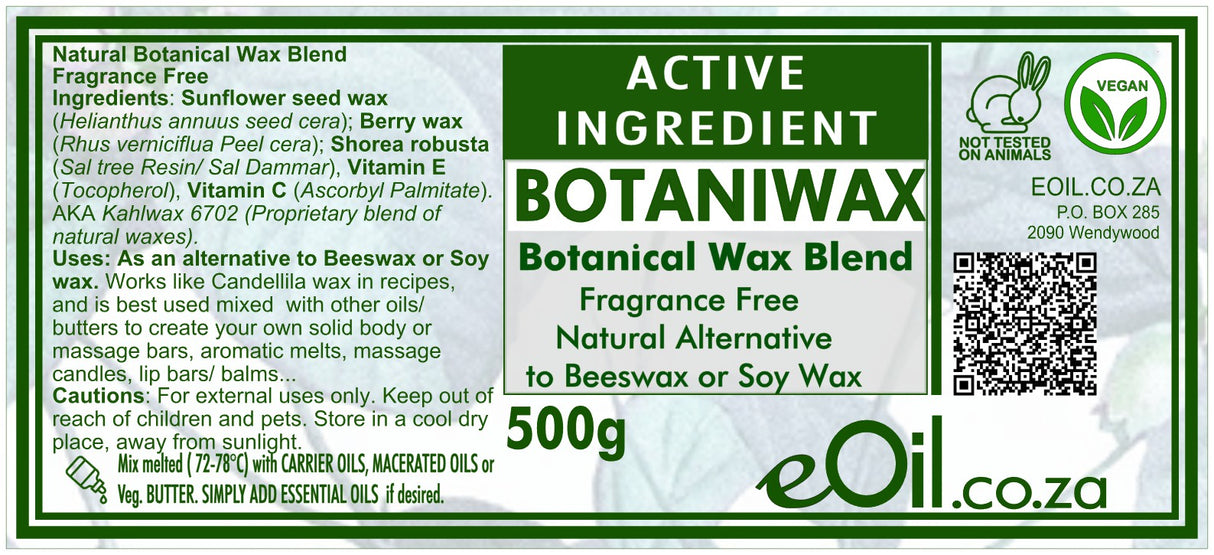 BotaniWax - Natural Wax Botanical Blend - eOil.co.za