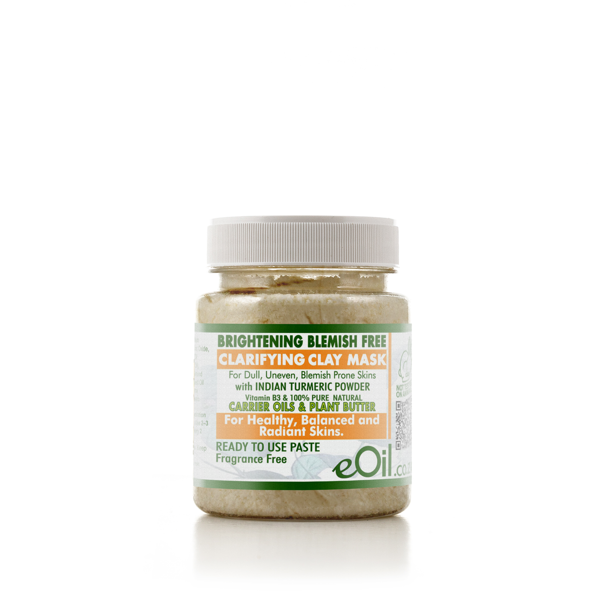 Clay Face Masks Ready - Fragrance Free Base - Ready to use - eOil.co.za