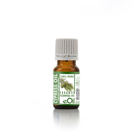 Cypress Essential Oil Organic, invigorating oil for diffuser and aromatherapy use