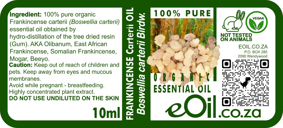 Frankincense Sacra Essential Oil Organic