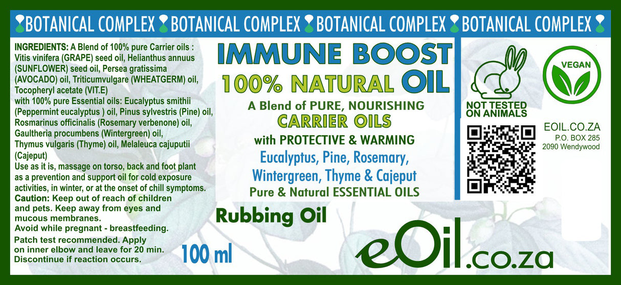 Immune boost carrier oil - Ready to Use