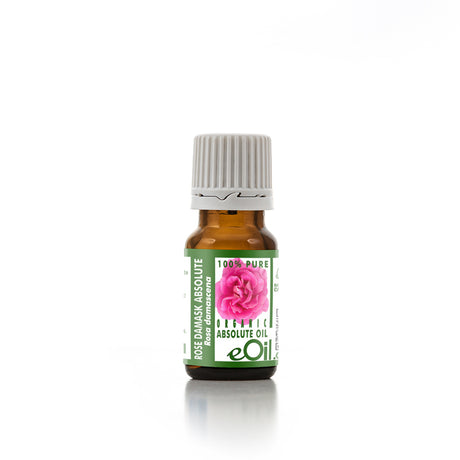 Rose Otto Absolute Oil Organic, classic damask rose aroma for balancing, skin renewal, aromatherapy
