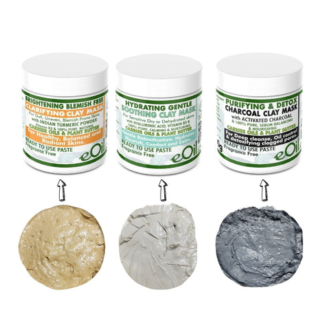 Clay Face Masks Ready - Fragrance Free Base - Ready to use - eOil.co.za