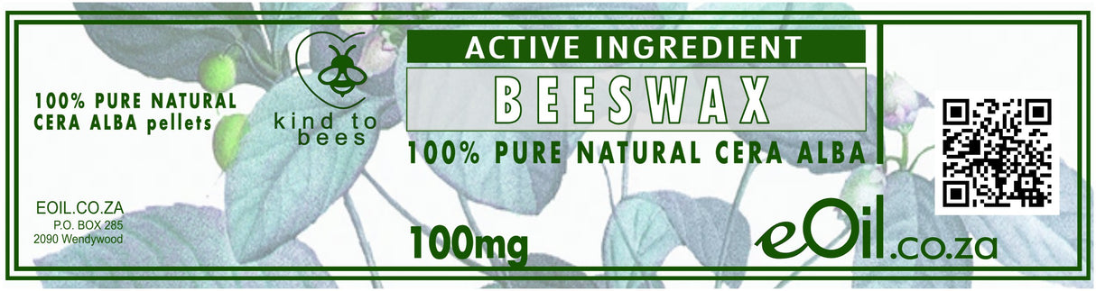 BEESWAX 100 % NATURAL ACTIVE INGREDIENT (Cera alba) 100 ml - eOil.co.za