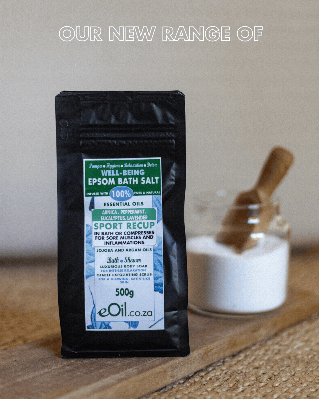 Epsom Salts with Essential Oils - eOil.co.za