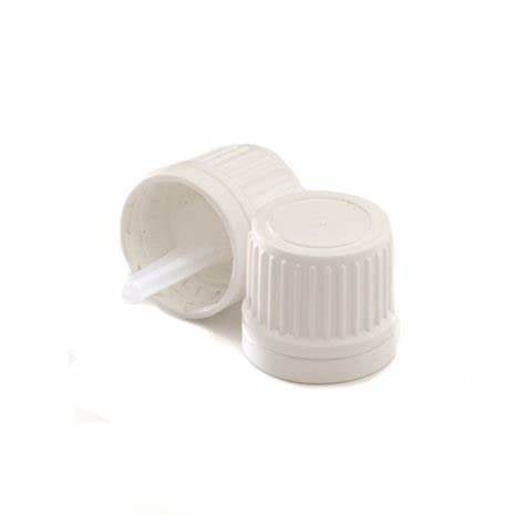 Dropper White Cap 18-410 for 5 to 100 ml amber glass hom bottles - eOil.co.za
