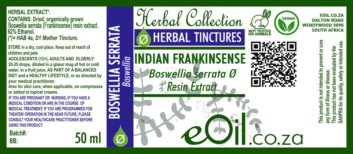 Frankincense ( Boswellia serrata ) - Liquid Resin Extract