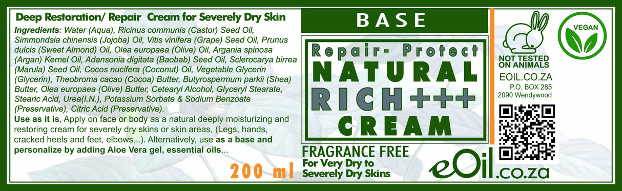 Neutral Rich Cream Natural - Body Cream Base - eOil.co.za