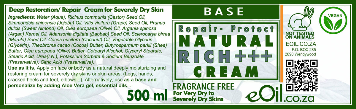 Neutral Rich Cream Natural - Body Cream Base
