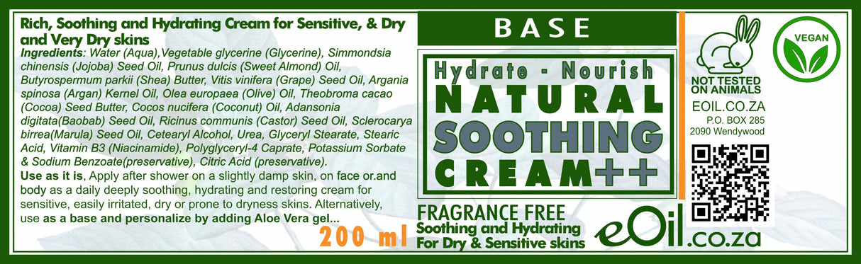 Neutral Rich Cream Natural - Body Cream Base - eOil.co.za
