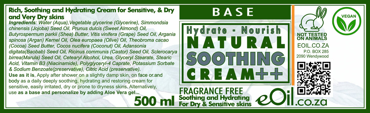 Neutral Rich Cream Natural - Body Cream Base - eOil.co.za