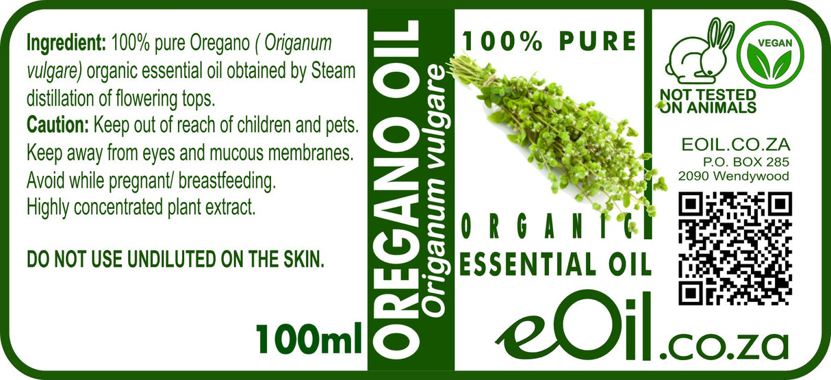 Oregano Essential Oil Organic