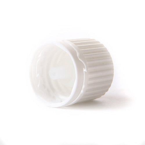 Empty Glass bottle Amber 18 - WITH white screw cap - packaging - droppers eOil.co.za