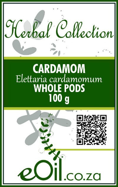 Cardamon Pods Whole - 50 g - Herbal Collection - eOil.co.za