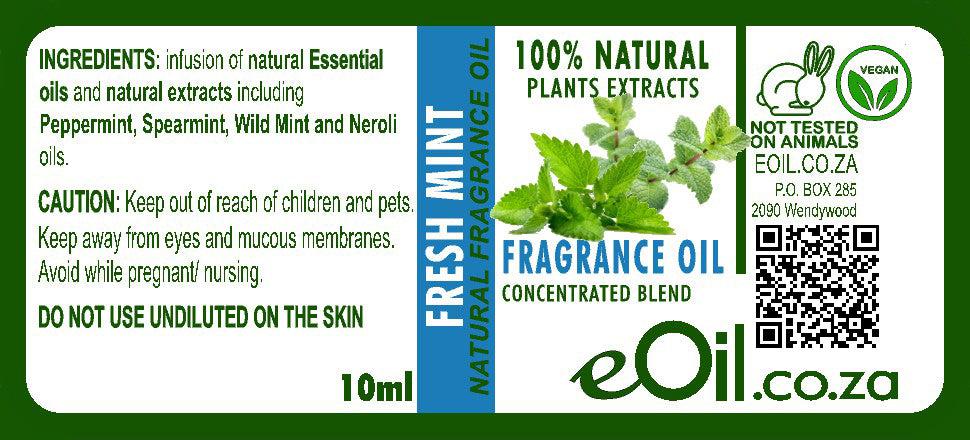 Mint Natural Fragrance Oil - 10 ml - eOil.co.za