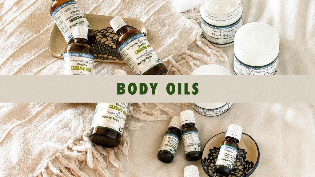 eOil.co.za serums body oils pre blend carrier & essential oils assortments