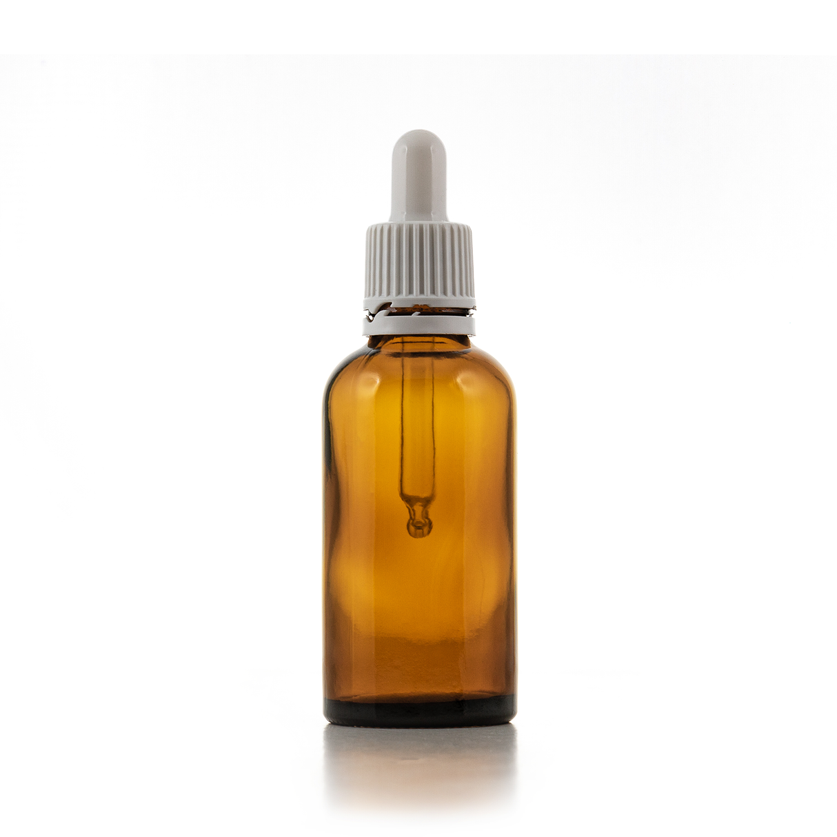 Empty Glass bottle Amber 18/410 - with Pipette - packaging