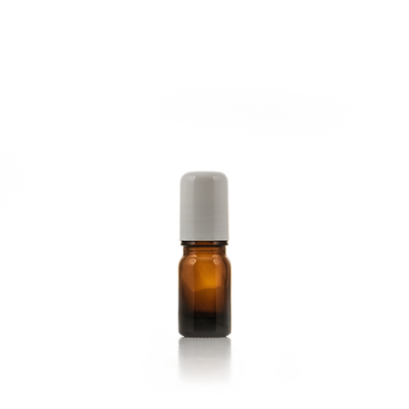 Bottle + Roller Roll-on -  amber glass - Packaging Collection