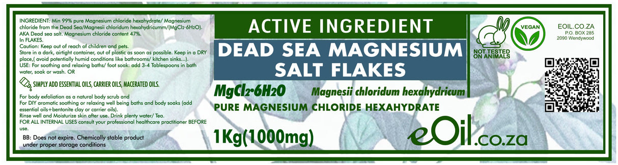 Sea Salts Magnesium Chloride