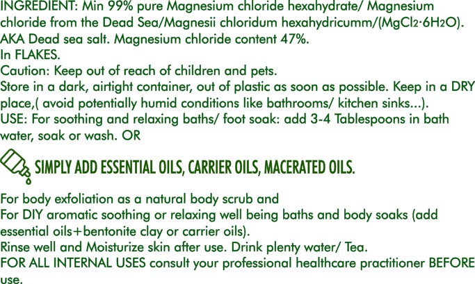 Sea Salts Magnesium Chloride