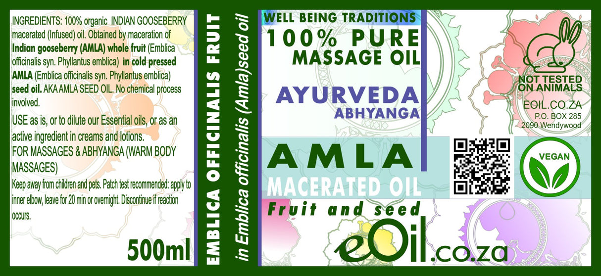 Amla Ayurveda Macerated Carrier Oil