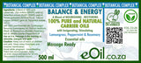 Balance & energy body oil - Ready to use - massage