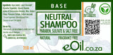 Shampoo Natural Neutral Paraben Salt & Sulphate free Base