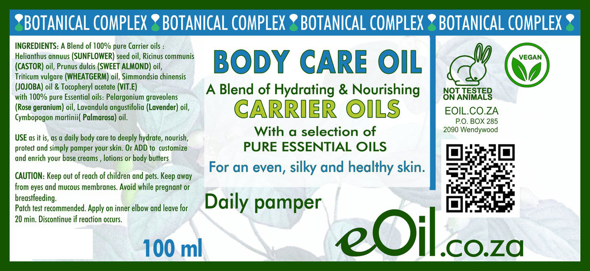 Body Care Oil Tissue Oil for Massage  - Ready to use