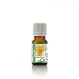 A small dark brown bottle labeled '100% Pure Beeswax Absolute Oil' with a white cap on a white background.