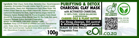 Clay Face Masks Ready - Fragrance Free Base - Ready to use - eOil.co.za