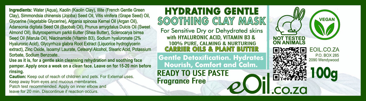 Clay Face Masks Ready - Fragrance Free Base