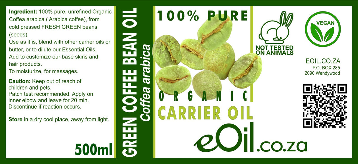 Green Coffee Bean Carrier Oil