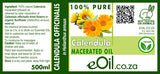 CALENDULA MACERATED NATURAL CARRIER OIL (Calendula officinalis in Helianthus annuus) 500 ml - eOil.co.za