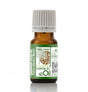 Bottle of Cedarwood Atlas essential oil with a green label on a white background