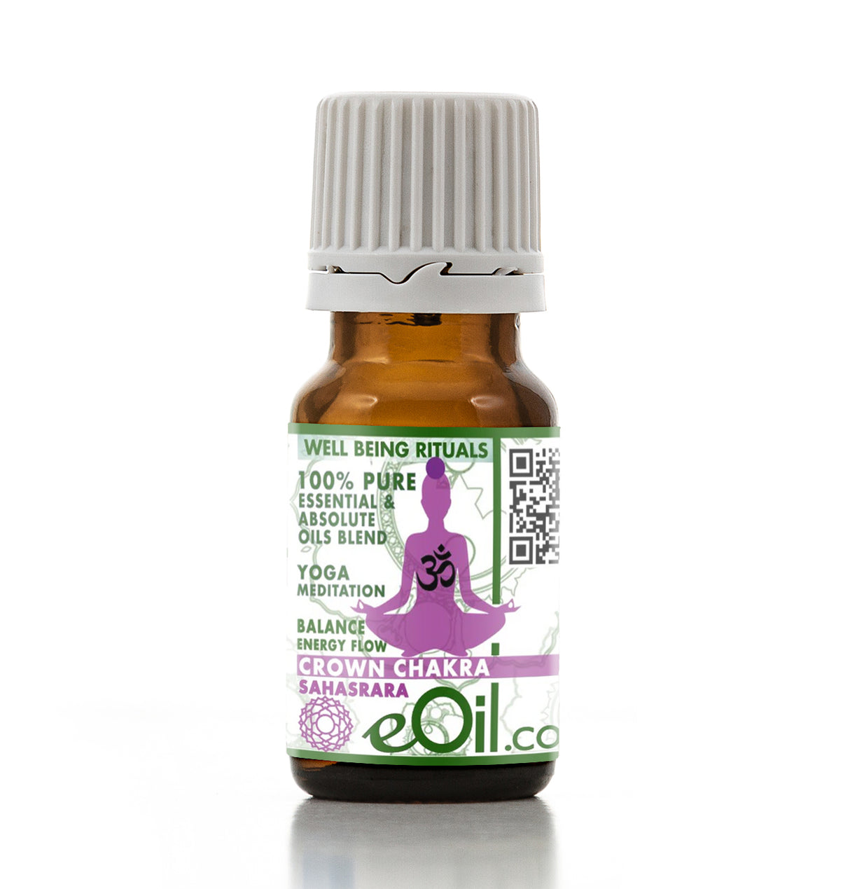 Chakra crown essential and absolute oil 10 ml bottle