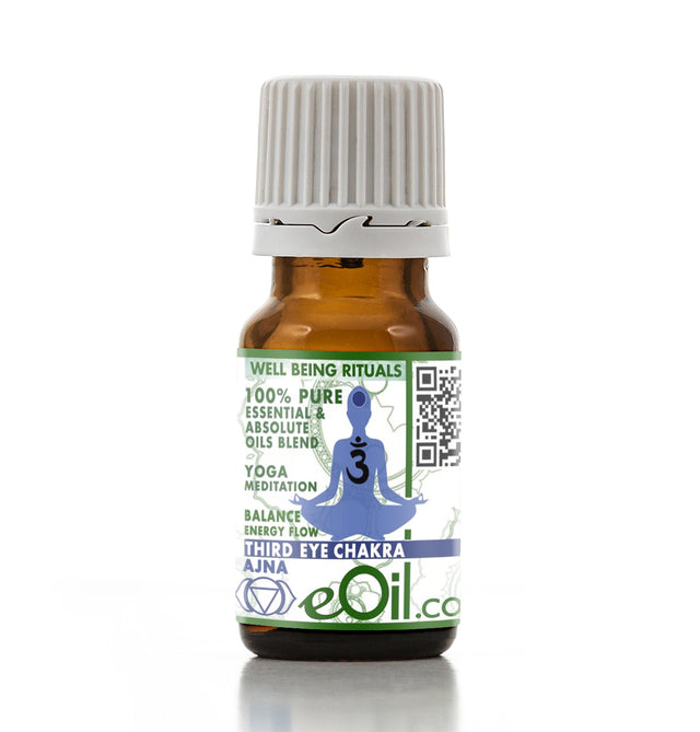 Chakra third eye blend essential oils 10 ml bottle