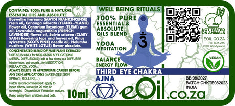Chakra Third Eye Blend - 10 ml - eOil.co.za