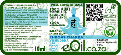 Chakra Throat Blend - 10 ml - eOil.co.za