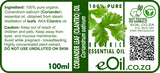 Cilantro Coriander Leaf Essential Oil Organic