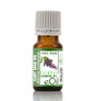 Bottle of Clary Sage essential oil with a white background