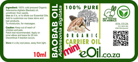 Baobab Carrier Oil Organic