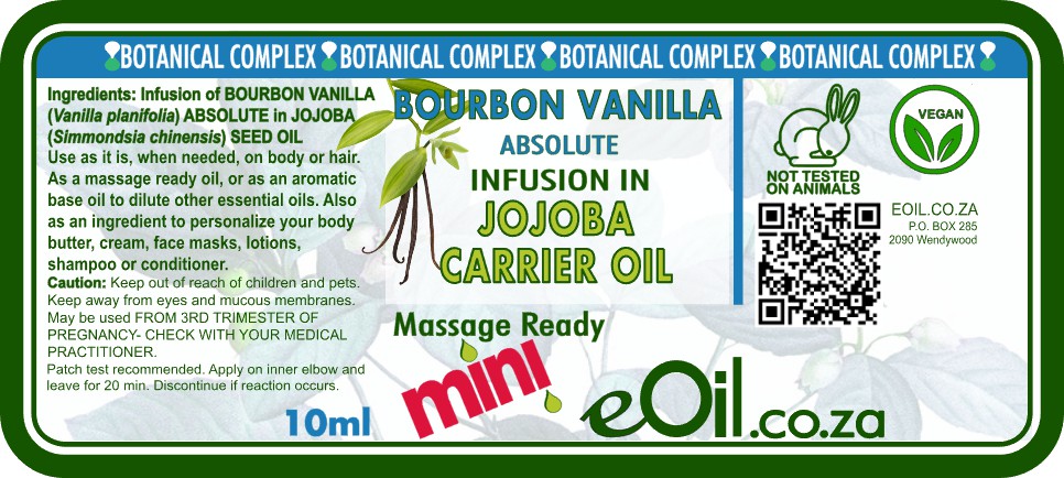 Vanilla Bourbon Macerated Carrier Oil