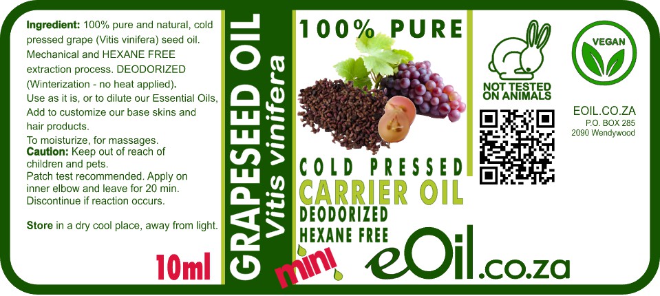 Grapeseed oil carrier (Vitis vinifera)