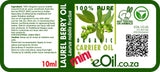 Laurel Berry Carrier Oil Organic - eOil.co.za