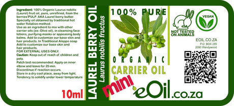 Laurel Berry Carrier Oil Organic - eOil.co.za