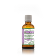 An amber glass bottle of eOil Herbal Tinctures Marigold Calendula Officinalis Florowax Extract with a white, purple, and green label and a gray ribbed cap, set against a plain white background.