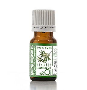 Eucalyptus citriodora essential oil bottle