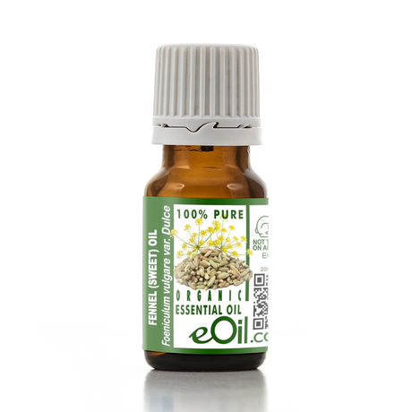 Fennel essential oil 10 ml bottle